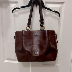 Dooney & Bourke Florentine Large Zip Barlow-Brown